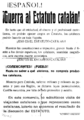 Guerra al estatuto