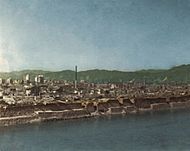 Hiroshima after the Atom Bomb Strike 1945 taken by sailors of USS Tuscaloosa - Clean and Colored