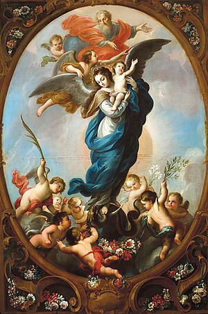 Archivo:Inmaculada del Apocalipsis - José de Ibarra - La Profesa