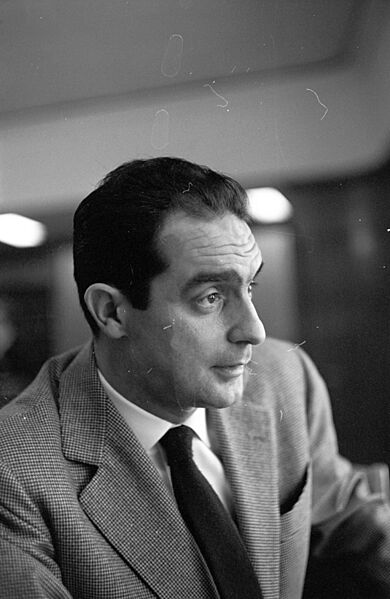Italo-Calvino-i-Oslo 07-04-1961 Fotograf-Johan-Brun