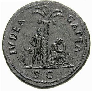 Archivo:Iudaea capta reverse of Vespasian sestertius