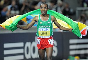 Archivo:Kenenisa Bekele Berlin 17082009
