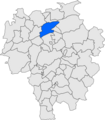 Localització d'Orís respecte d'Osona