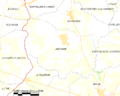 Map commune FR insee code 53126