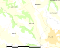Map commune FR insee code 64370