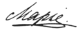 Maria Nikolaevna of Russia 1914 Signature