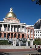 Massachusetts State House, front exterior