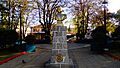 Monumento a Bernardo O'Higgins en la plaza de Angol