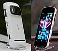 Nokia 808 PureView front and back view