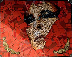 Archivo:Pedro Lemebel, detalle mosaico (cropped)