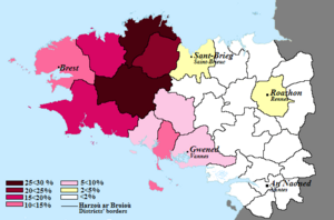 Archivo:Percentage of breton speakers in the breton countries in 2004
