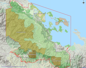 Archivo:Protected Areas of La Amistad Panama Biosphere Reserve
