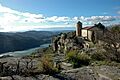 Siurana - Pantà i església