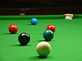 Snookered on two reds