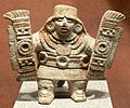 Teotihuacán - Figur mit Federschilden