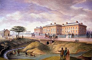 Archivo:Third Parliament Buildings 1834