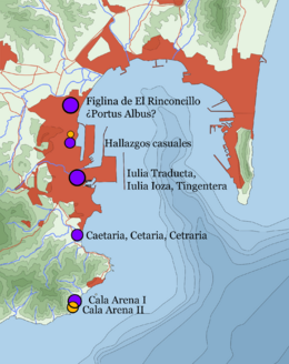 Yacimientos romanos de Algeciras.png