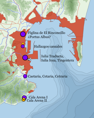 Archivo:Yacimientos romanos de Algeciras