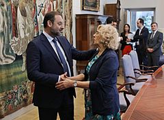 Archivo:“Luz verde” a Madrid Nuevo Norte tras reunirse la alcaldesa con el ministro de Fomento 02