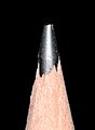 A Lead pencil on black background 8575