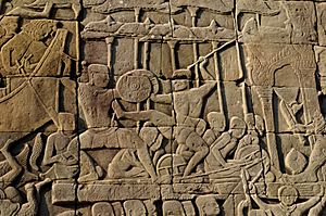 Archivo:Angkor Wat.- Battle of Devas and Asuras (4)
