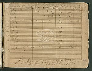 Archivo:Beethoven Symphony No 6 autograph