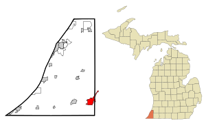 Archivo:Berrien County Michigan Incorporated and Unincorporated areas Niles Highlighted