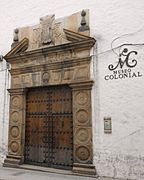 Bogotá Portón del Museo Colonial