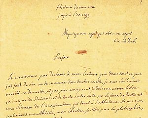 Archivo:Casanova Histoire manuscript