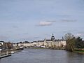 Château-Gontier vue du pont de l'Europe