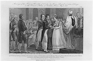 Archivo:Charlotte and Leopold wedding
