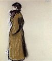 Degas - Frau mit Stadtkostüm