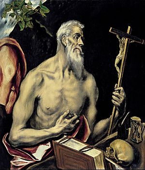 Archivo:El Greco - San Jerónimo - Google Art Project