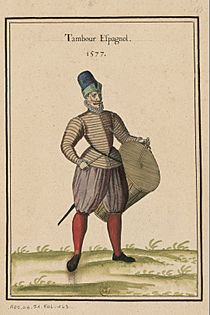 Ensemble de gravures de costumes espagnols du XVIe siècle.f21