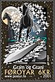 Faroe stamp 391 gram and grani