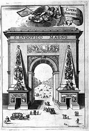 Archivo:Frontispiz Cours d'architecture Francois Blondel 1698