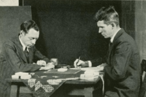 Archivo:Hubert Pearce with J. B. Rhine
