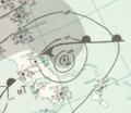 Hurricane Isbell analysis 15 Oct 1964.png