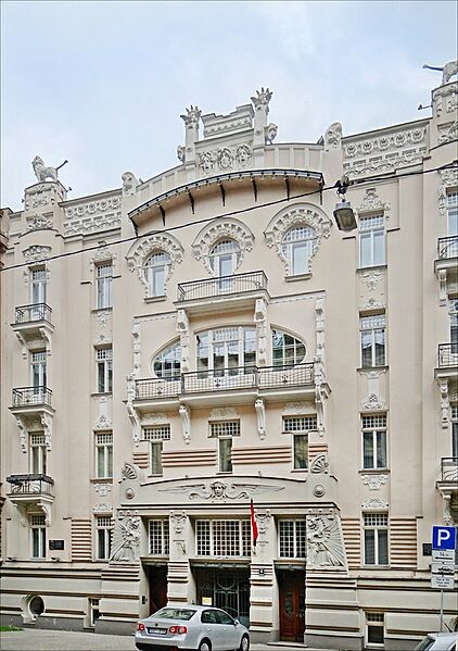 Immeuble art nouveau (Riga) (7567163020)