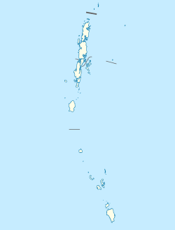 Port Blair ubicada en Islas Andamán y Nicobar