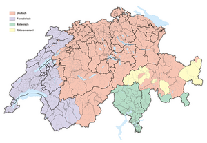 Archivo:Karte Schweizer Sprachgebiete 2017
