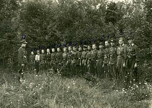 Archivo:Lithuanian partisans from the district of Dainava (Southern Lithuania)
