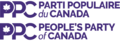 Logotype du Parti Populaire du Canada en français et en anglais