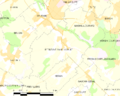 Map commune FR insee code 62693