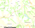 Map commune FR insee code 64203