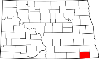 Map of North Dakota highlighting Sargent County.svg