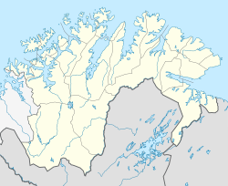 Honningsvåg ubicada en Finnmark