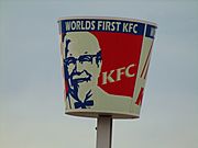 Sign for the first KFC restaurant, Mar 16.jpg