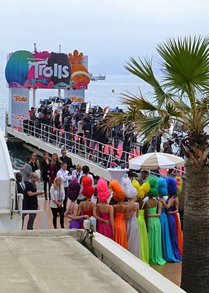 Archivo:Trolls Photocall - Cannes 2016