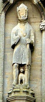 Archivo:Waltheof, earl of Northumbria Croyland Abbey